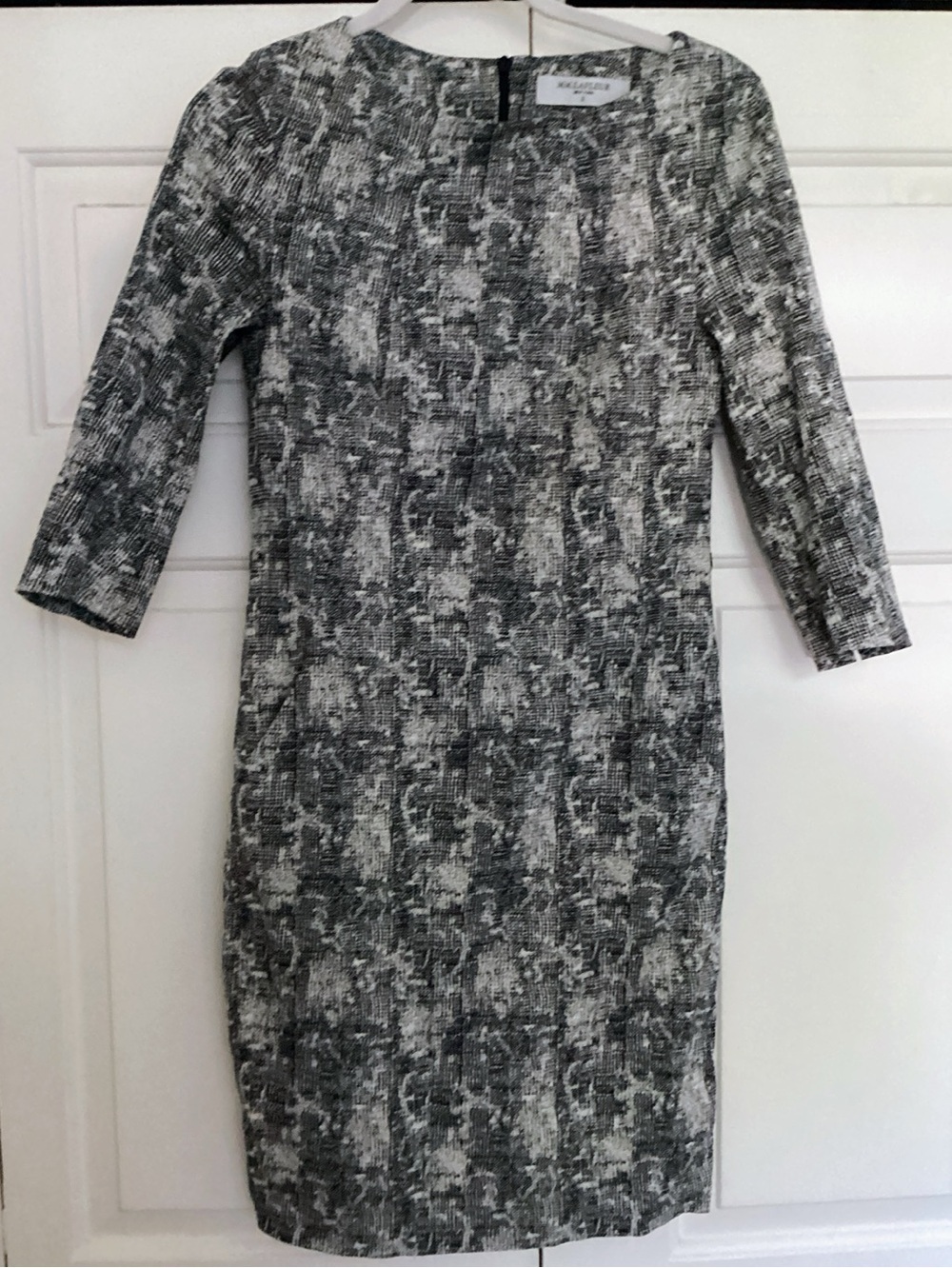 MM.LaFleur  Crackle Print Sheath Dress